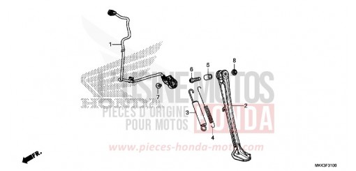 SIDE STAND CRF1000A2J de 2018